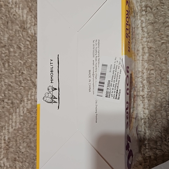 NIB- 2 rolls total - 40th Birthday Party Toilet Paper favors/decorations/jokes. - Picture 8 of 8